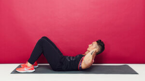crunches scaled weight loose exercise